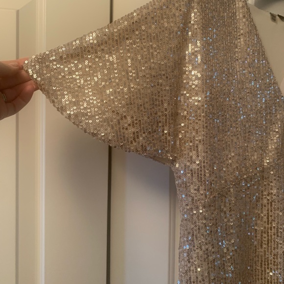 Brand new with tags! Gold sequin dress - Picture 6 of 7